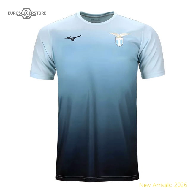 2024-2025 Lazio Graphic Training Shirt (ice Blue)-Football Jersey Hub