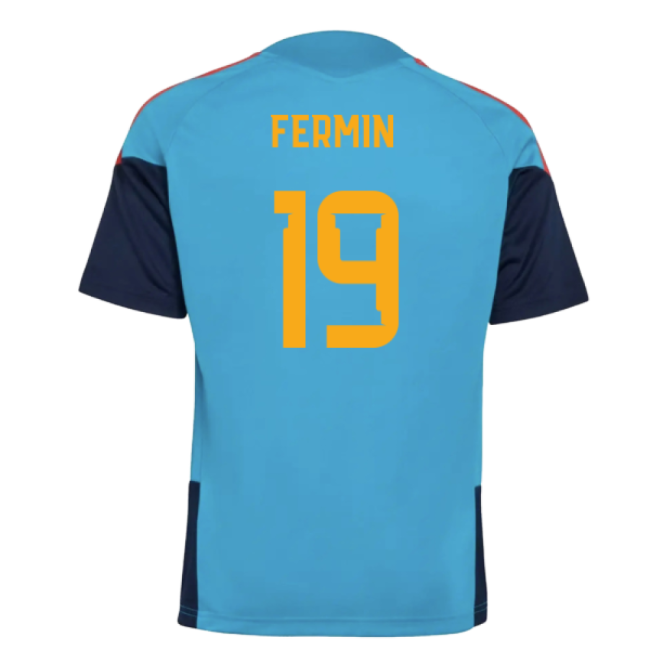 2025-2025 Spain Training Jersey (Bold Aqua) - Kids (Fermin 19)-Football Jersey Hub