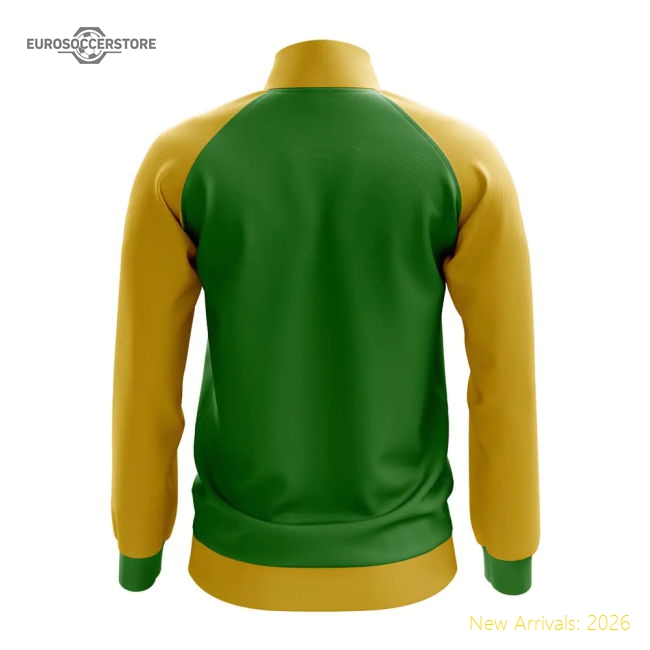 Brazil Concept Football Track Jacket (Green) - Kids-Football Jersey Hub