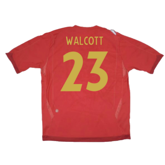 England 2006-08 Away Shirt (XLB 158cm) (Excellent) (WALCOTT 23)-Football Jersey Hub