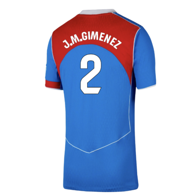 2025-2026 Atletico Madrid Authentic Third Shirt (J.M.Gimenez 2)-Football Jersey Hub