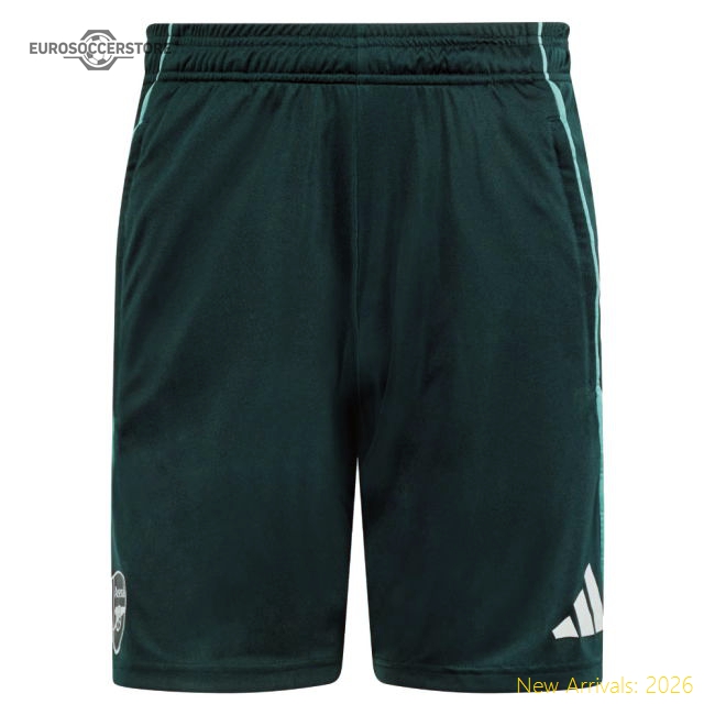 2025-2026 Arsenal Training Shorts (Aurora Ivy)-Football Jersey Hub