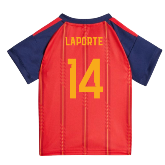 2026-2027 Spain Home Baby Kit (Laporte 14)-Football Jersey Hub
