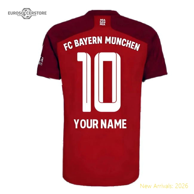 2021-2022 Bayern Munich Home Shirt (Your Name)-Football Jersey Hub