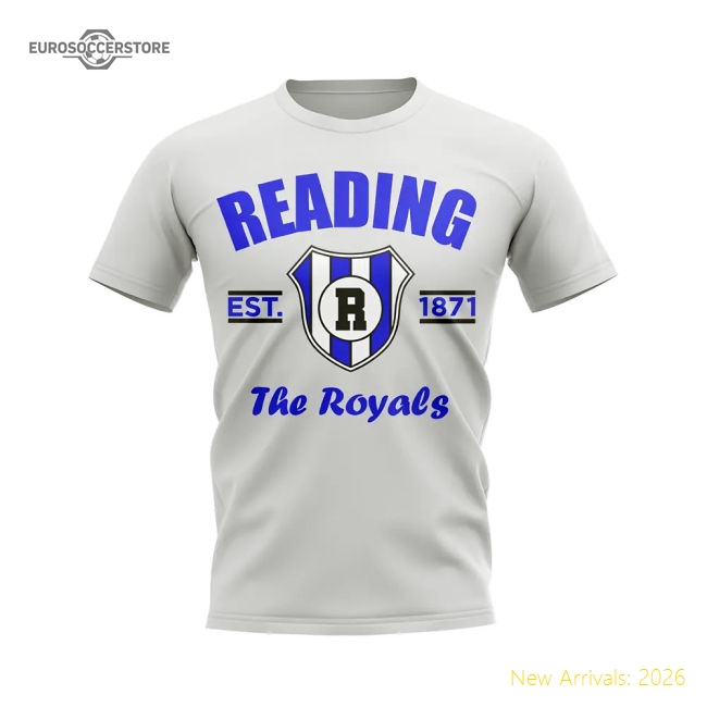 Reading Established Football T-Shirt (White)-Football Jersey Hub