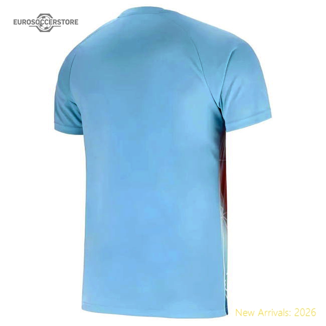 2025-2026 Lazio Pre Match Shirt (Azure Blue)-Football Jersey Hub