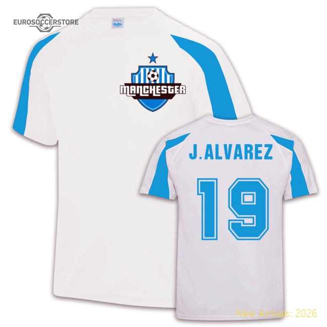 Manchester City Sports Training Jersey (Julian Alvarez 19)-Football Jersey Hub
