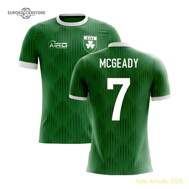 2025-2026 Ireland Airo Concept Home Shirt (McGeady 7) - Kids-Football Jersey Hub