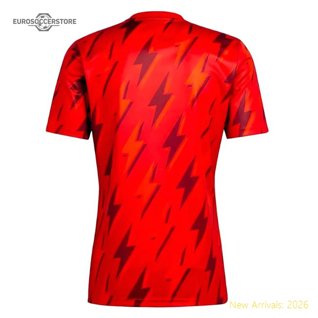 2023-2024 Arsenal Pre-Match Shirt (Red)-Football Jersey Hub