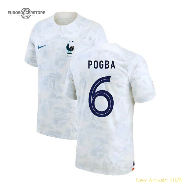 2022-2023 France Away Shirt (POGBA 6)-Football Jersey Hub