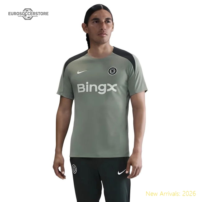2025-2026 Chelsea Strike Training Shirt (Jade Green)-Football Jersey Hub