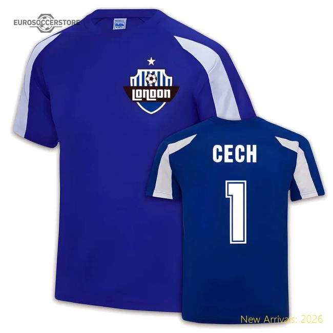 Chelsea Sports Training Jersey (Peter Cech 1)-Football Jersey Hub