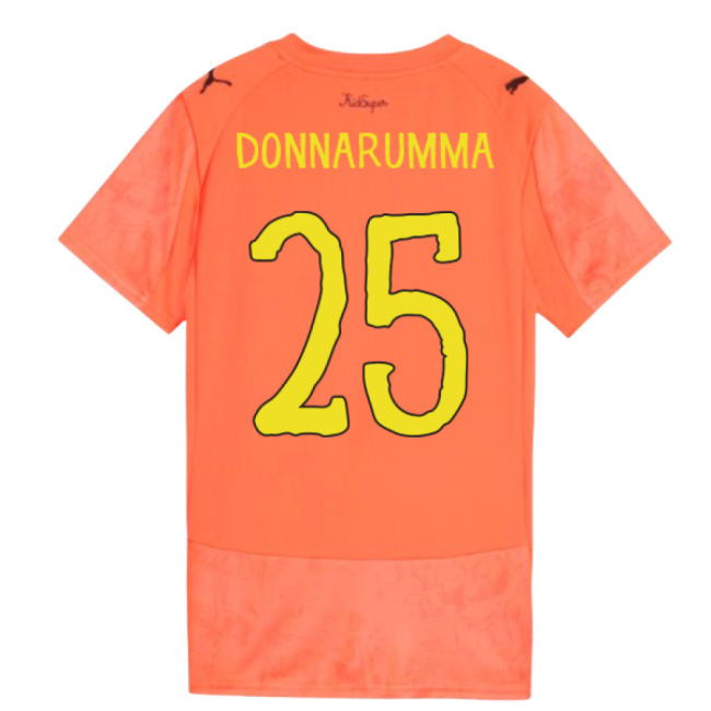 2025-2026 Manchester City CWC Goalkeeper Shirt (Neon Sun) - Womens (Donnarumma 25)-Football Jersey Hub