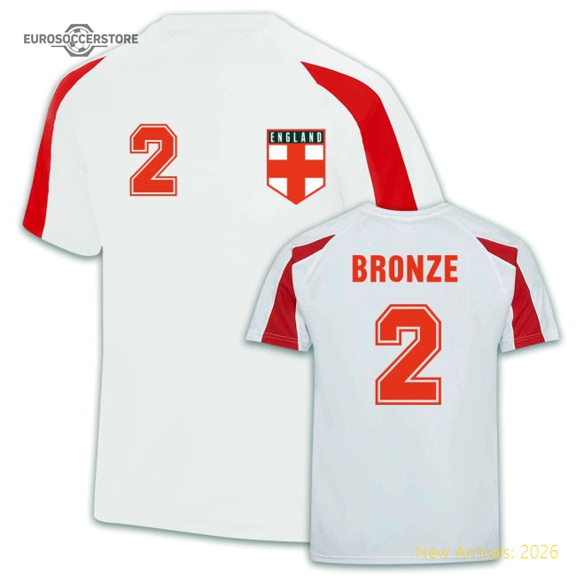 England Women Sports Training Jersey (Lucy Bronze 2)-Football Jersey Hub