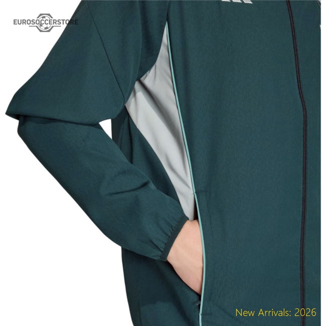 2025-2026 Arsenal Presentation Jacket (Aurora Ivy)-Football Jersey Hub