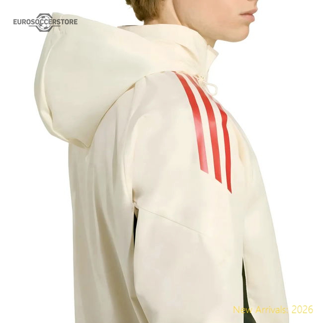2025-2026 Liverpool Allweather Jacket (White)-Football Jersey Hub
