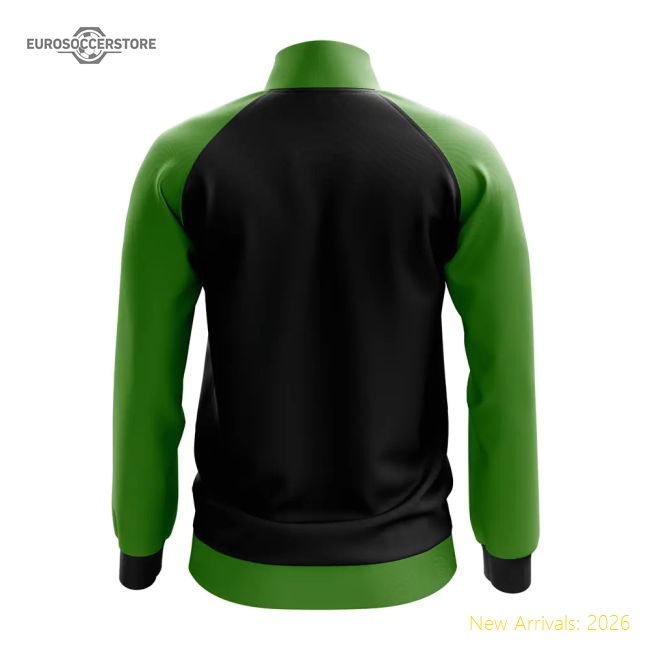 Malawi Concept Football Track Jacket (Black)-Football Jersey Hub