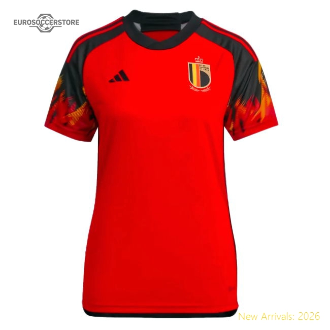 2022-2023 Belgium Home Shirt (Ladies)-Football Jersey Hub