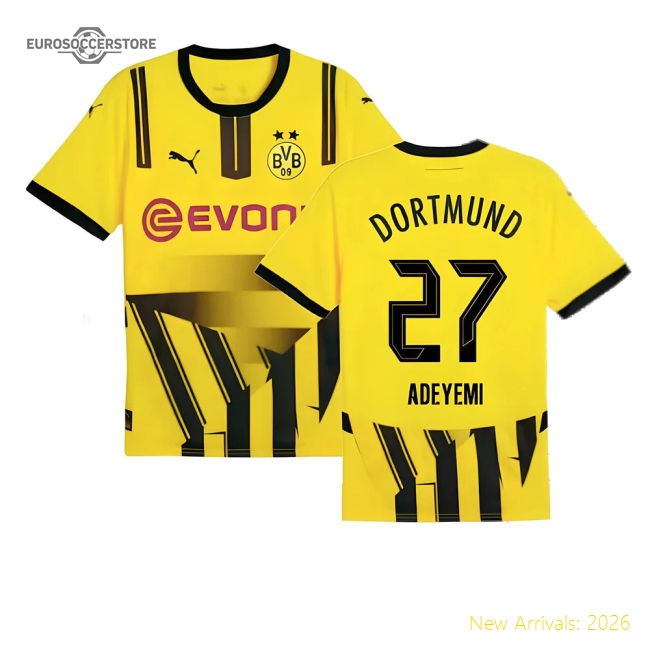 2024-2025 Borussia Dortmund Cup Shirt (Adeyemi 27)-Football Jersey Hub
