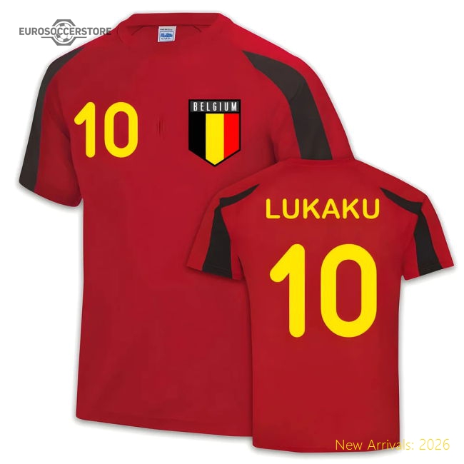 Belgium Sports Training Jersey (Lukaku) - Kids-Football Jersey Hub