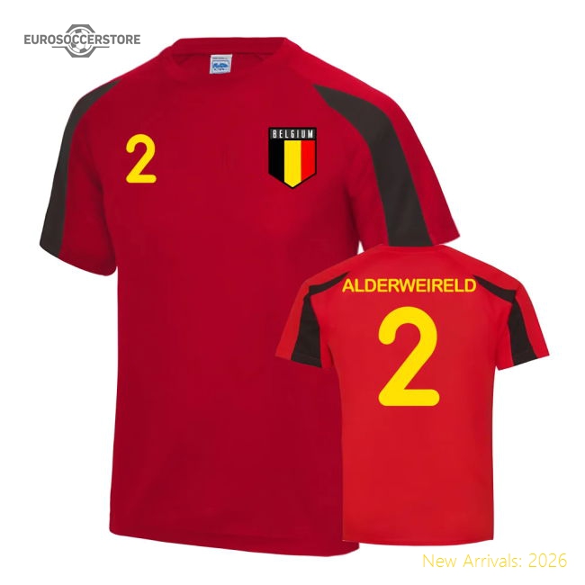 Belgium Sports Training Jersey (Alderweireld 2)-Football Jersey Hub
