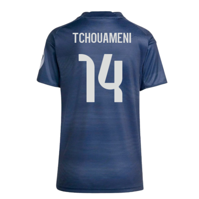 2025-2026 Real Madrid Authentic Away Shirt (Womens) (Tchouameni 14)-Football Jersey Hub