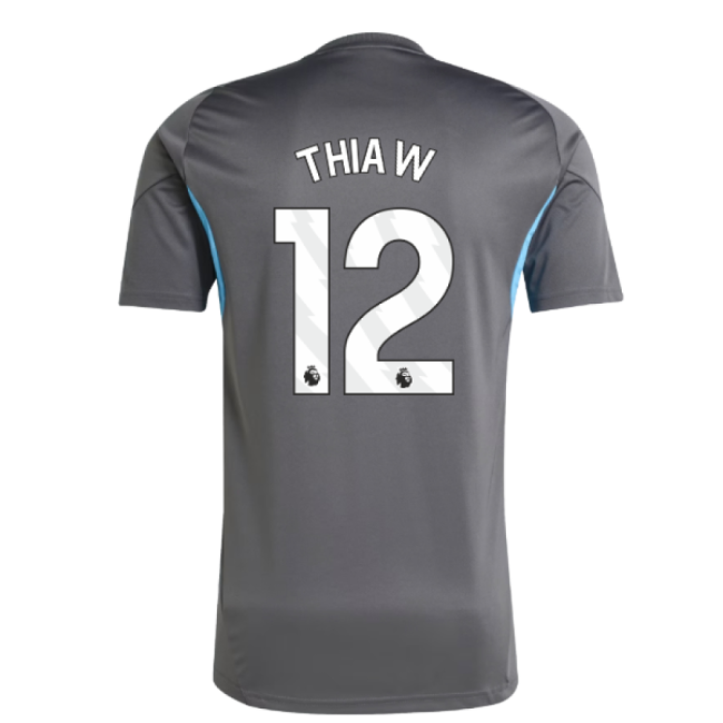 2025-2026 Newcastle Training Shirt (Grey) (Thiaw 12)-Football Jersey Hub