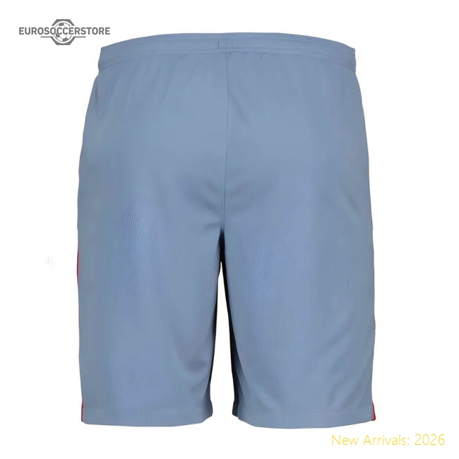 2017-2018 Monaco Away Nike Football Shorts (Kids)-Football Jersey Hub
