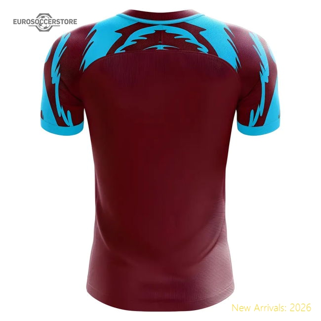 2025-2026 West Ham Home Concept Football Shirt - Womens-Football Jersey Hub