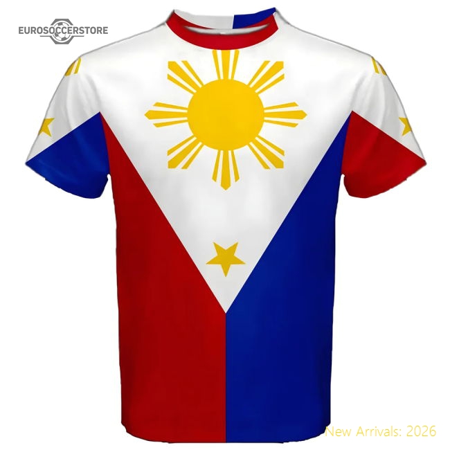 Philippines Flag Sublimated Sports Jersey-Football Jersey Hub