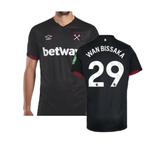 2024-2025 West Ham Away Shirt (Wan Bissaka 29)-Football Jersey Hub