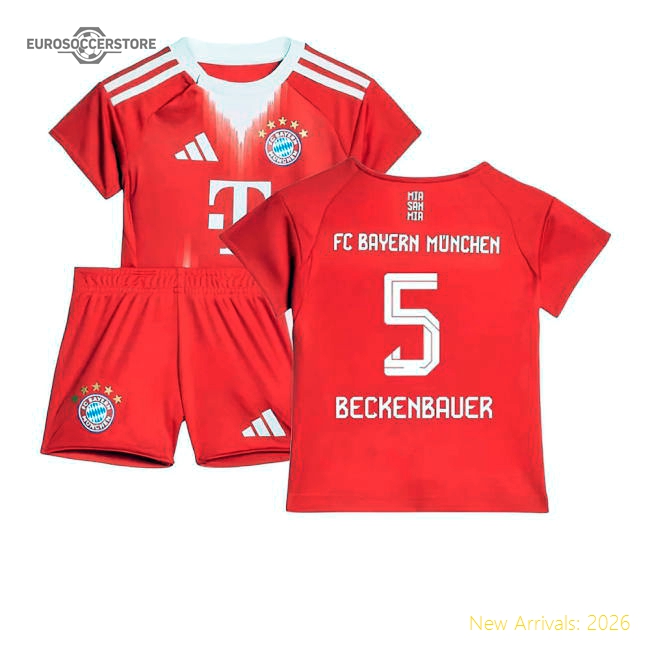 2025-2026 Bayern Munich Home Baby Kit (Beckenbauer 5)-Football Jersey Hub