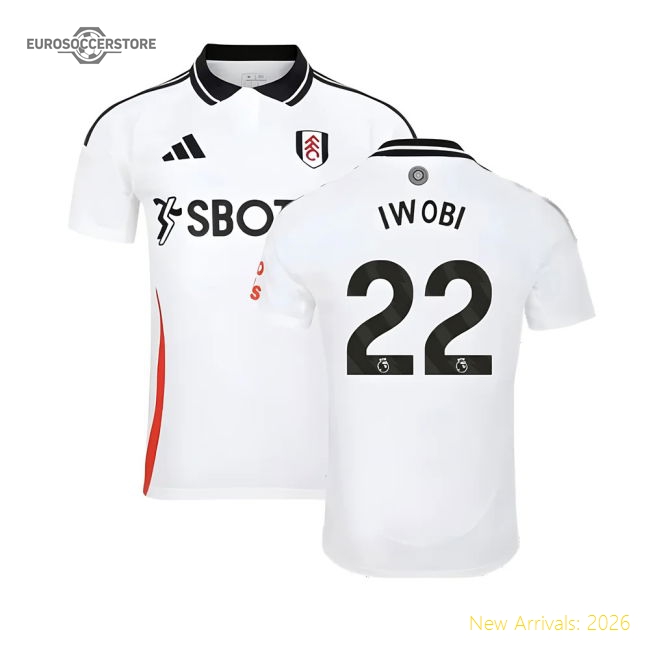 2024-2025 Fulham Home Shirt (Iwobi 22)-Football Jersey Hub