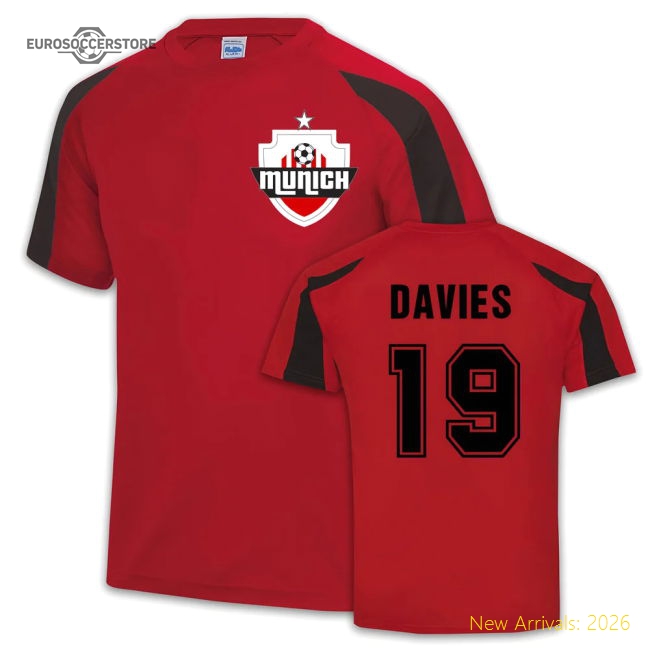Bayern Munich Sports Training Jersey (Alphonso Davies 19)-Football Jersey Hub