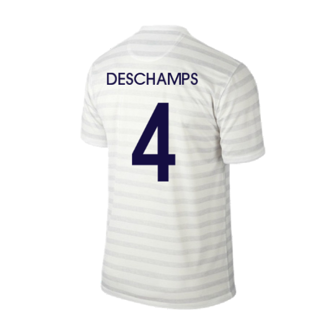 France 2014-15 Away Shirt ((Excellent) M) (Deschamps 4)-Football Jersey Hub