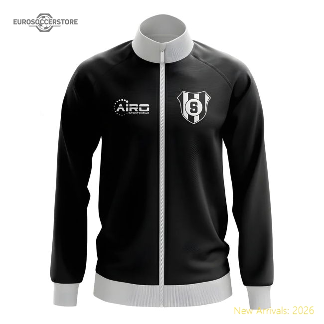 Santos Concept Football Track Jacket (Black)-Football Jersey Hub