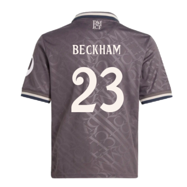 2024-2025 Real Madrid Third Youth Kit (Beckham 23)-Football Jersey Hub