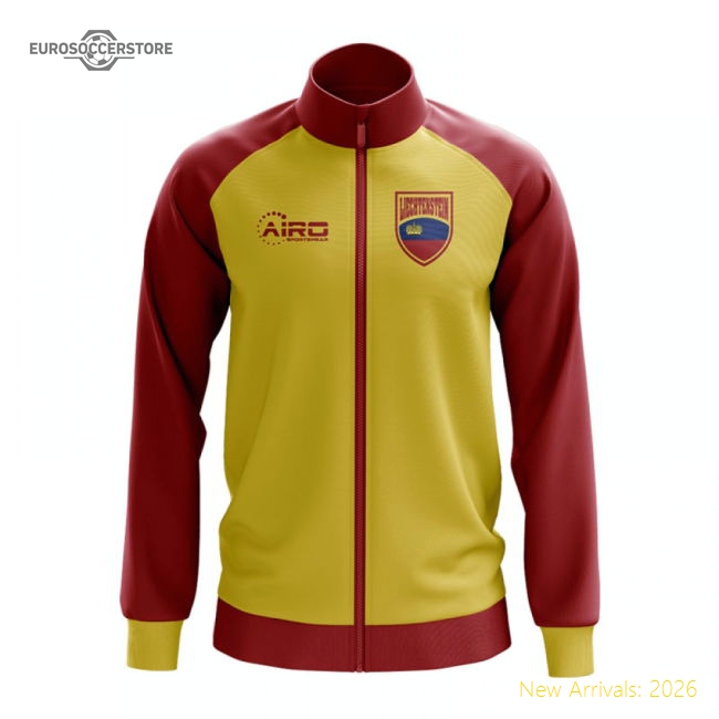 Liechtenstein Concept Football Track Jacket (Yellow)-Football Jersey Hub