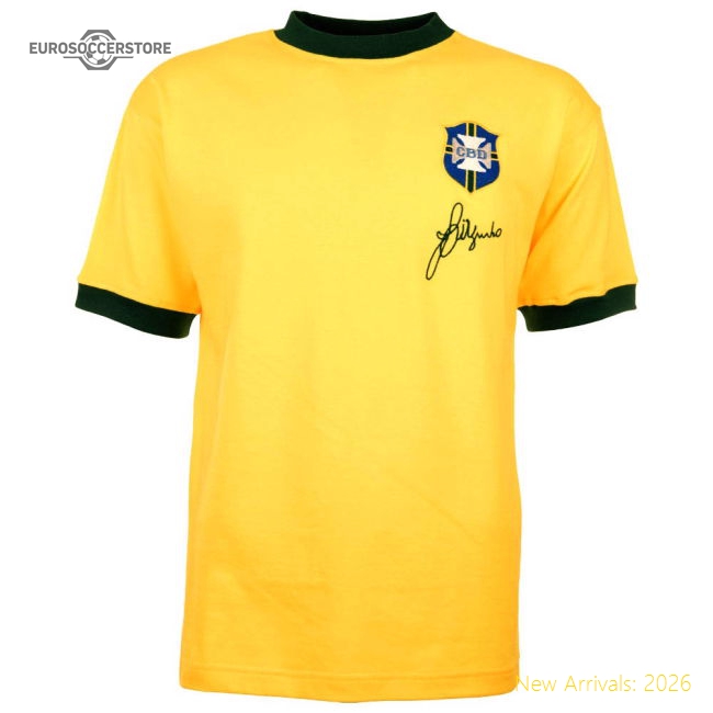 Brazil 1970 World Cup Jarzinho Retro Football Shirt-Football Jersey Hub