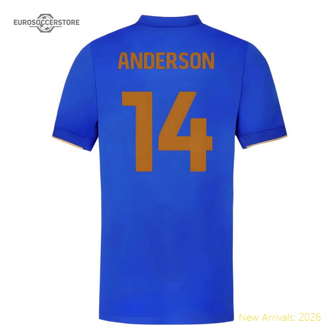 2025-2026 Birmingham City Home Shirt (Kids) (Anderson 14)-Football Jersey Hub