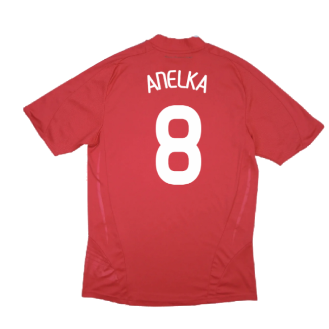 France 2008-10 Away Shirt ((Excellent) XL) (Anelka 8)-Football Jersey Hub