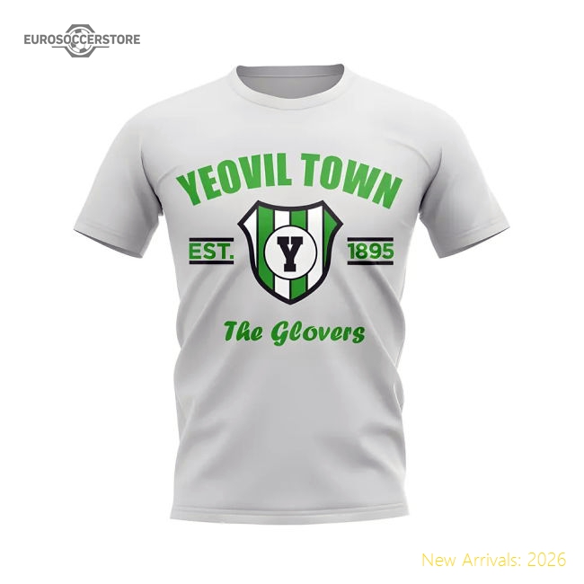 Yeovil Town Established Football T-Shirt (White)-Football Jersey Hub
