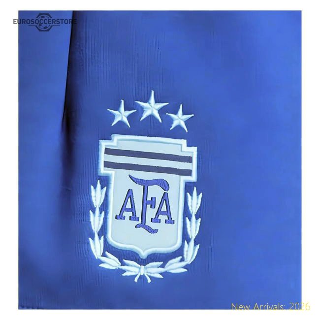 2024-2025 Argentina Travel Shorts (Blue)-Football Jersey Hub