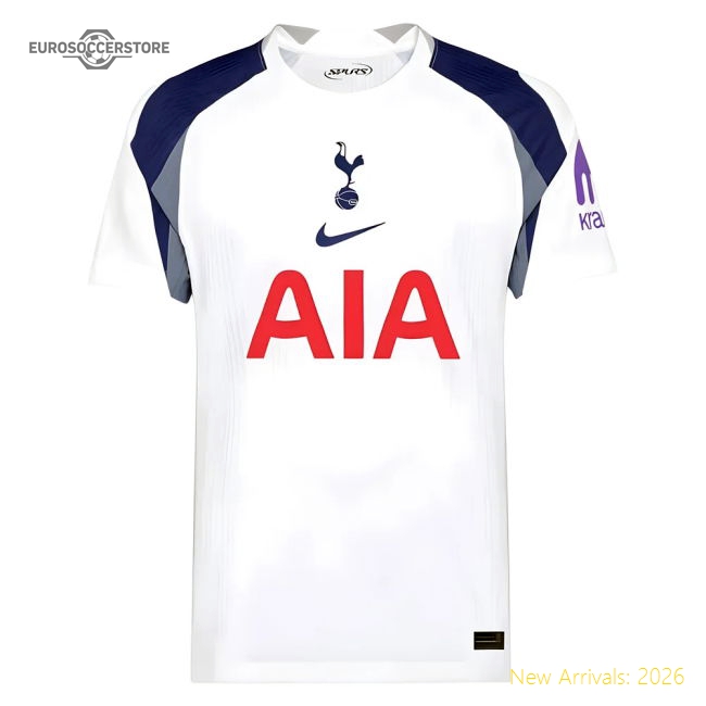 2025-2026 Tottenham Hotspur Authentic Home Shirt-Football Jersey Hub