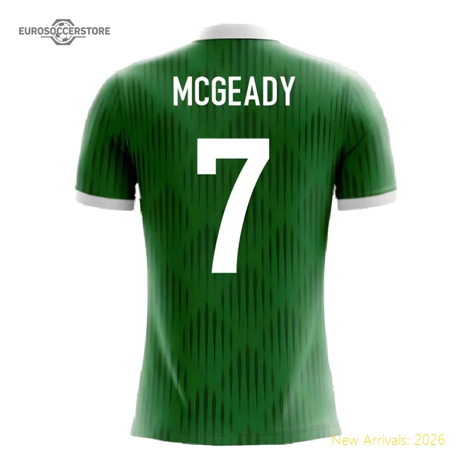 2025-2026 Ireland Airo Concept Home Shirt (McGeady 7) - Kids-Football Jersey Hub