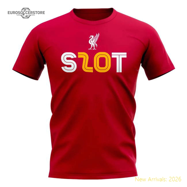 Liverpool Arne Slot 20 Titles T-Shirt (Red)-Football Jersey Hub