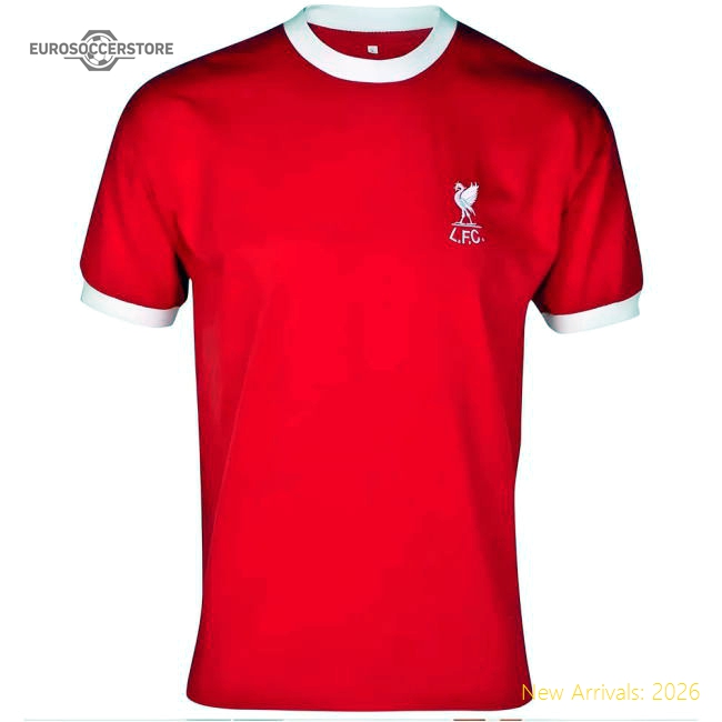 Score Draw Liverpool 1973 No7 Home Shirt-Football Jersey Hub