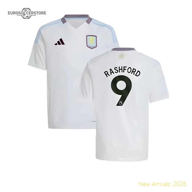 2024-2025 Aston Villa Away Shirt (Kids) (Rashford 9)-Football Jersey Hub