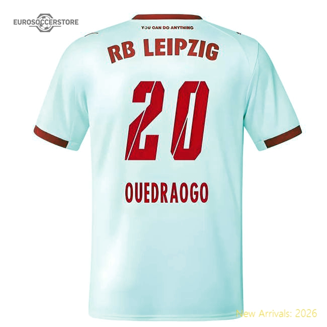 2025-2026 Red Bull Leipzig Home Shirt (Ouedraogo 20)-Football Jersey Hub