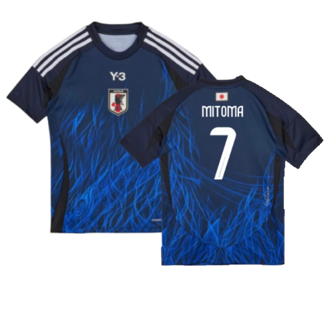 2024-2025 Japan Home Shirt (Kids) (Mitoma 7)-Football Jersey Hub